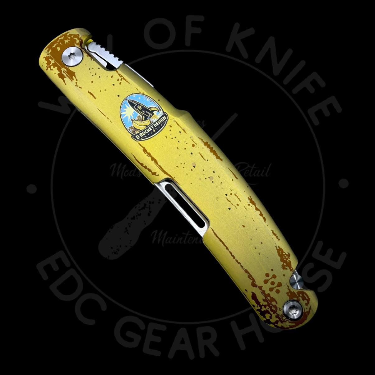 BANANA Kazekiri Art – Titanium Slipjoint Folder (S35VN)
