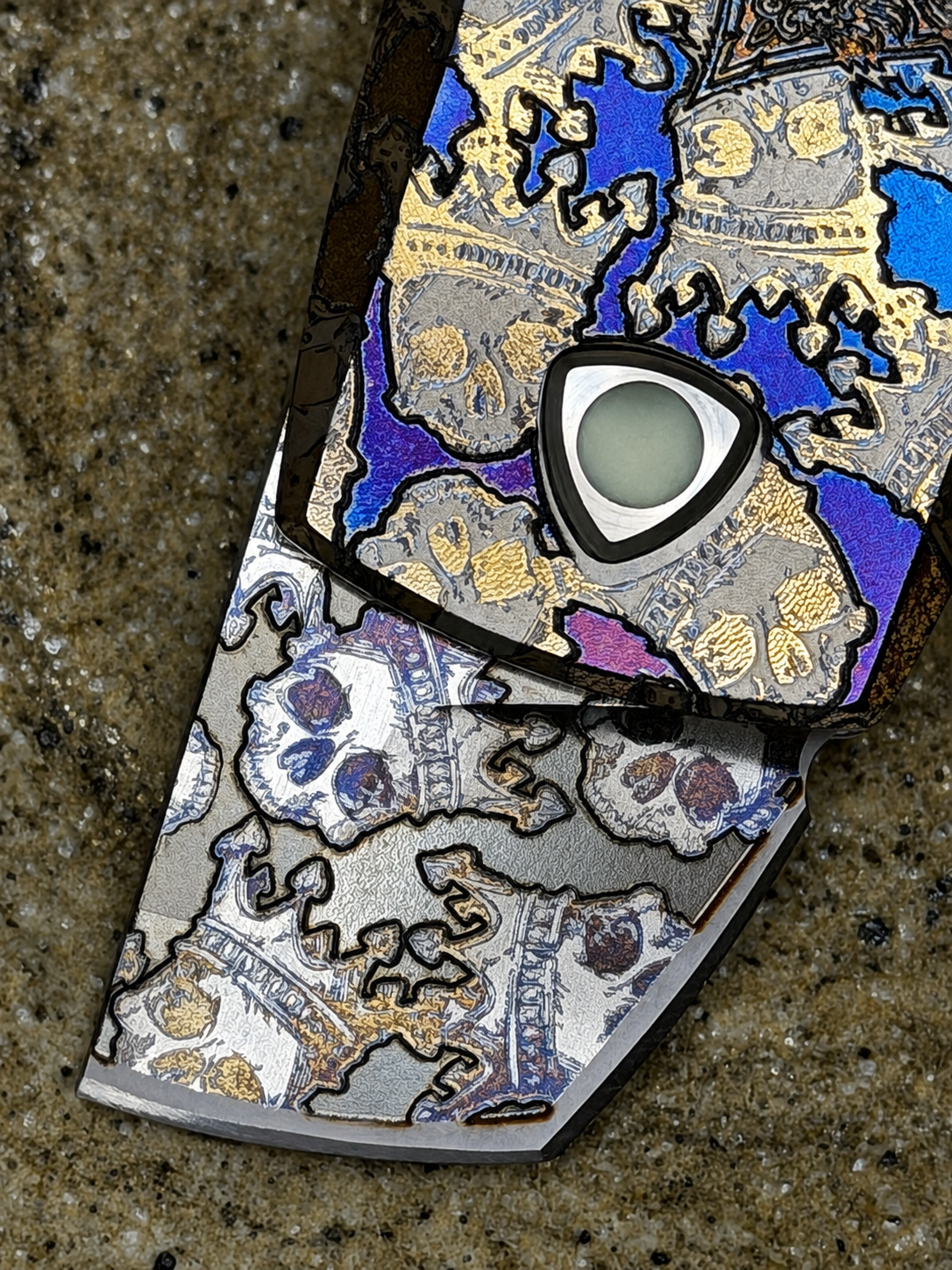 SKULL KING IMP Scissor EDC Folder - Collaboration with Audacious Concepts LIMITED