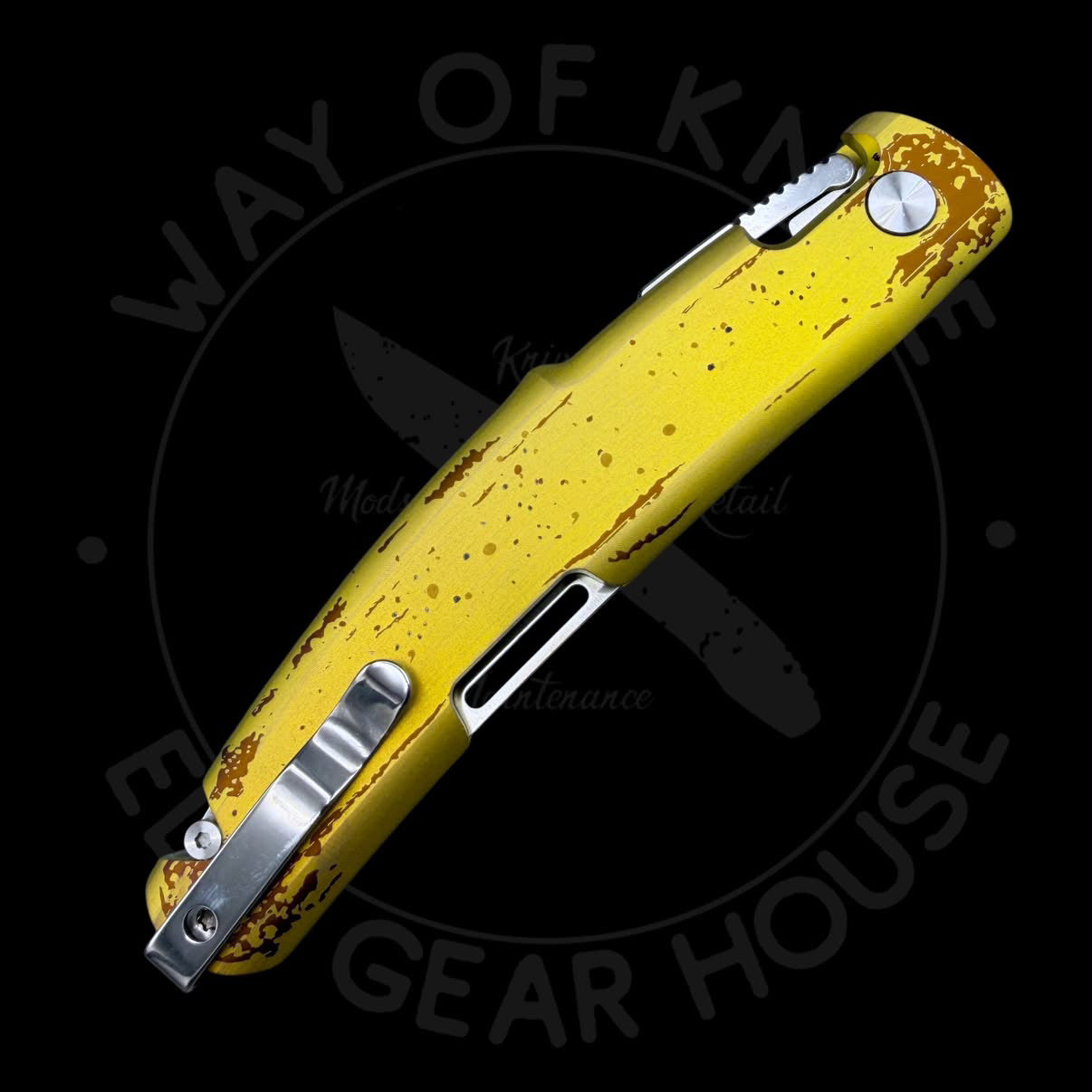 BANANA Kazekiri Art – Titanium Slipjoint Folder (S35VN)