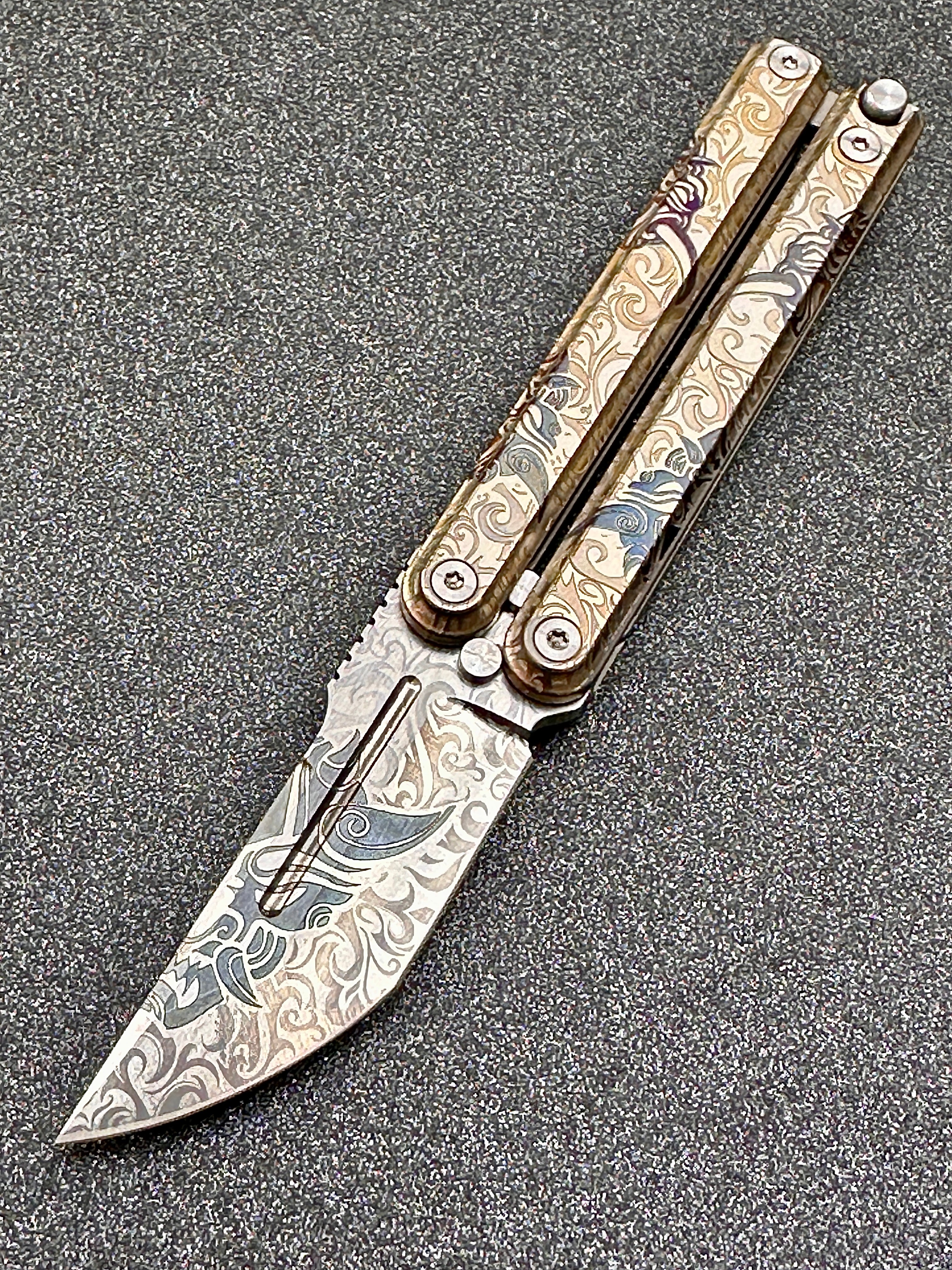 Demon Head Micro Pocket Rocket v2 Balisong! - Vault Special Old Stock - 30% OFF