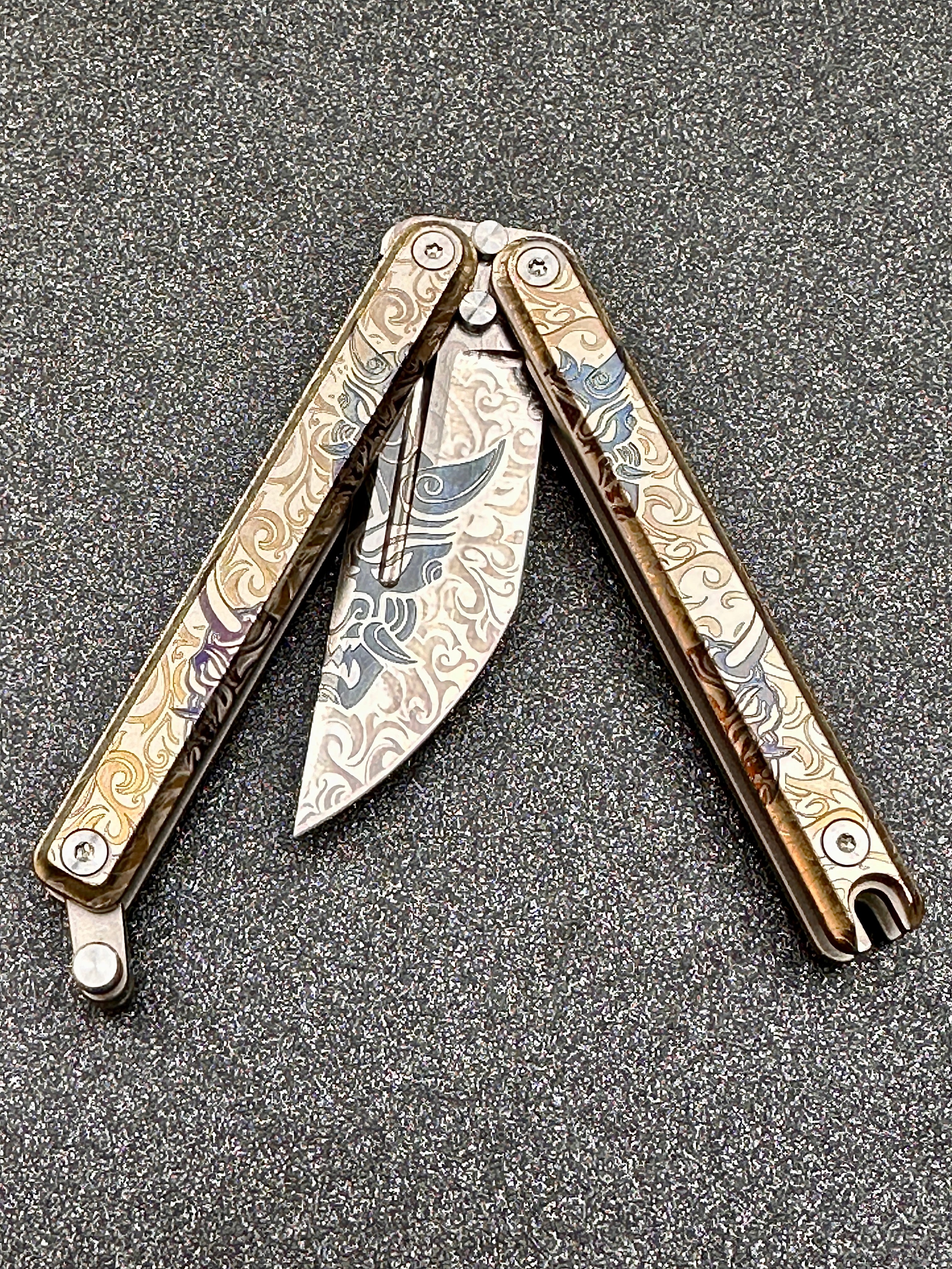 Demon Head Micro Pocket Rocket v2 Balisong! - Vault Special Old Stock - 30% OFF
