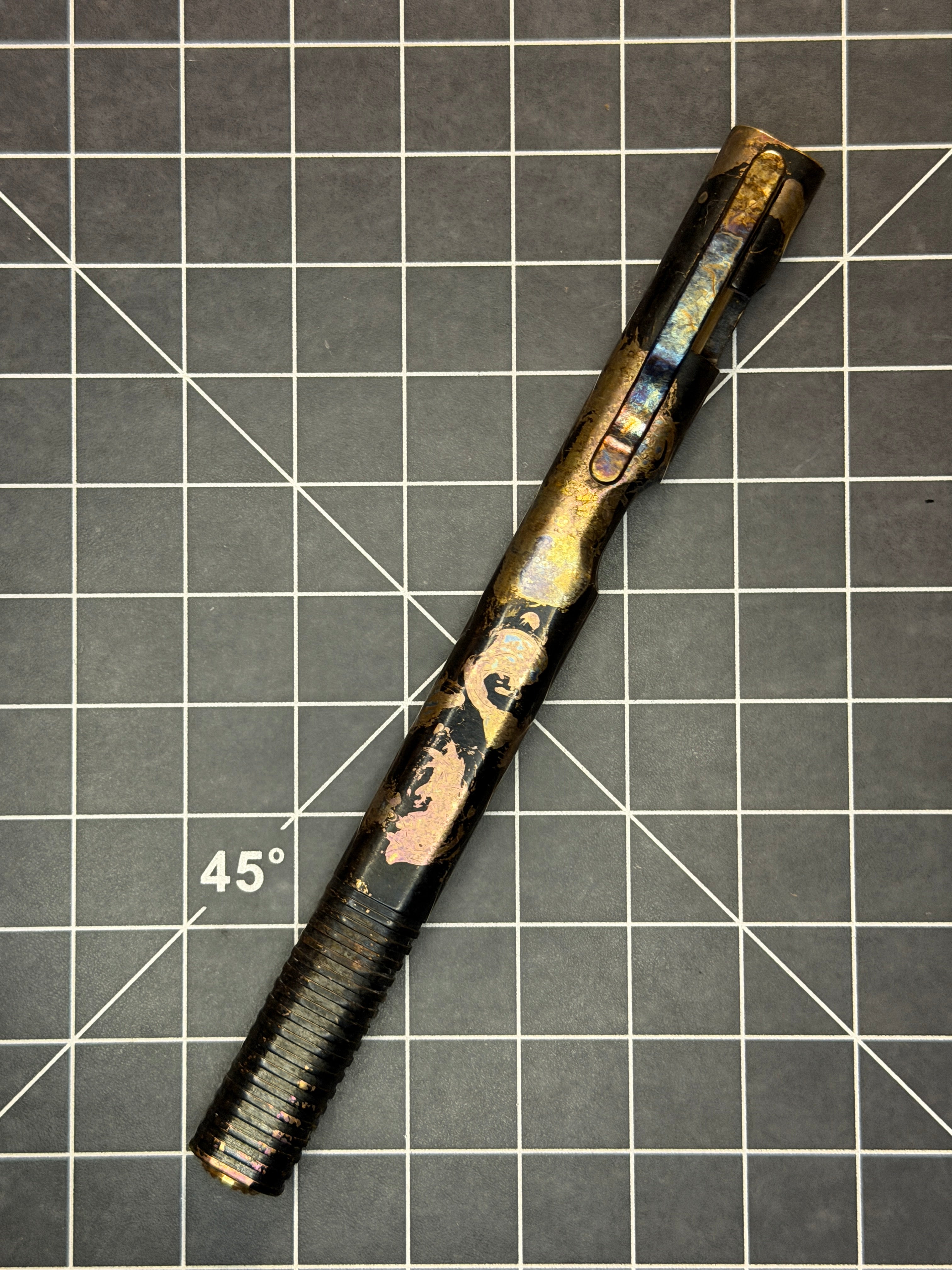 Gradient Color Crystal Titanium Oval V3 - #9