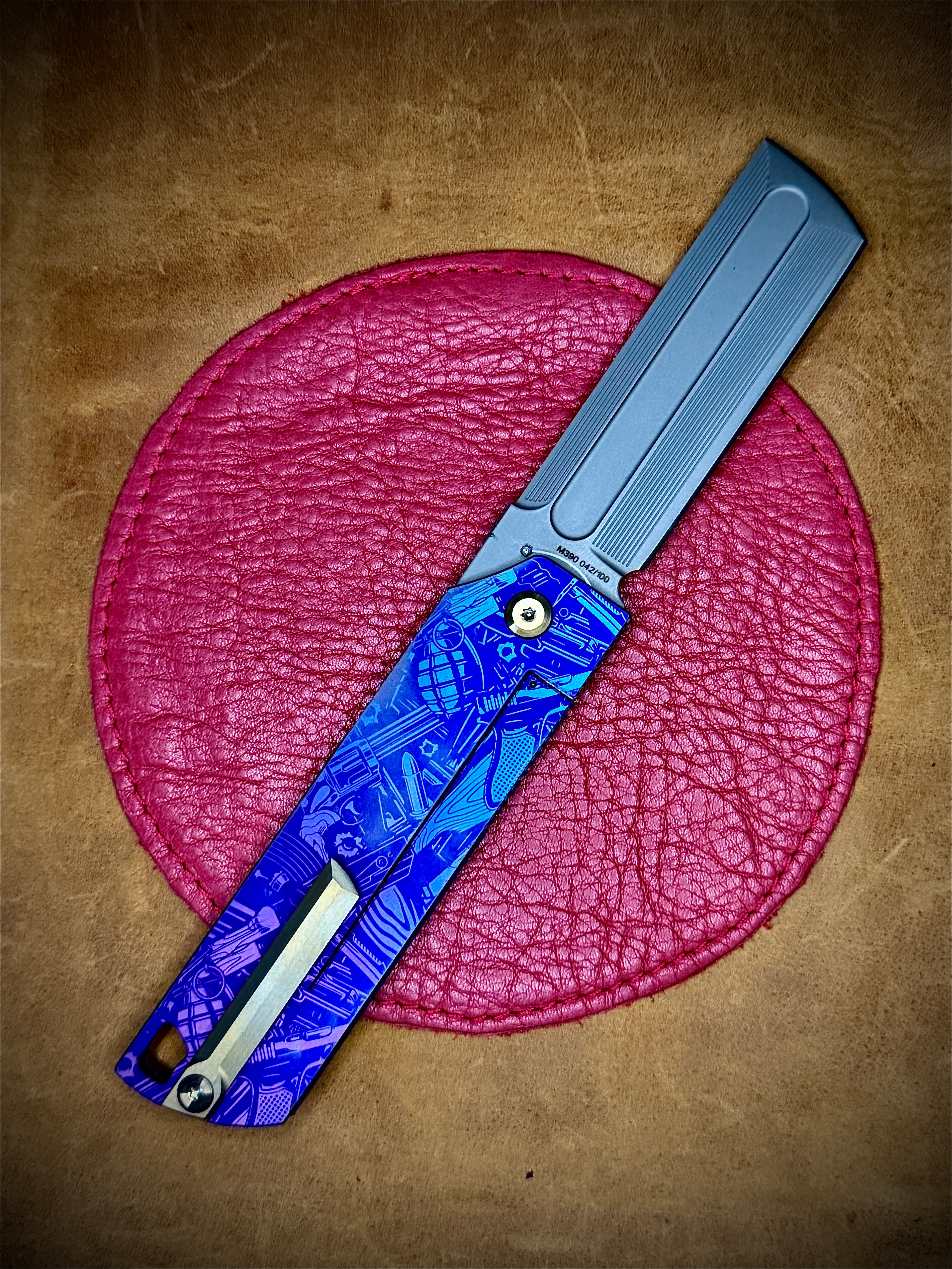 Gearing For War Art Flipper folding knife (MaximX) w/ Clip (Copy)