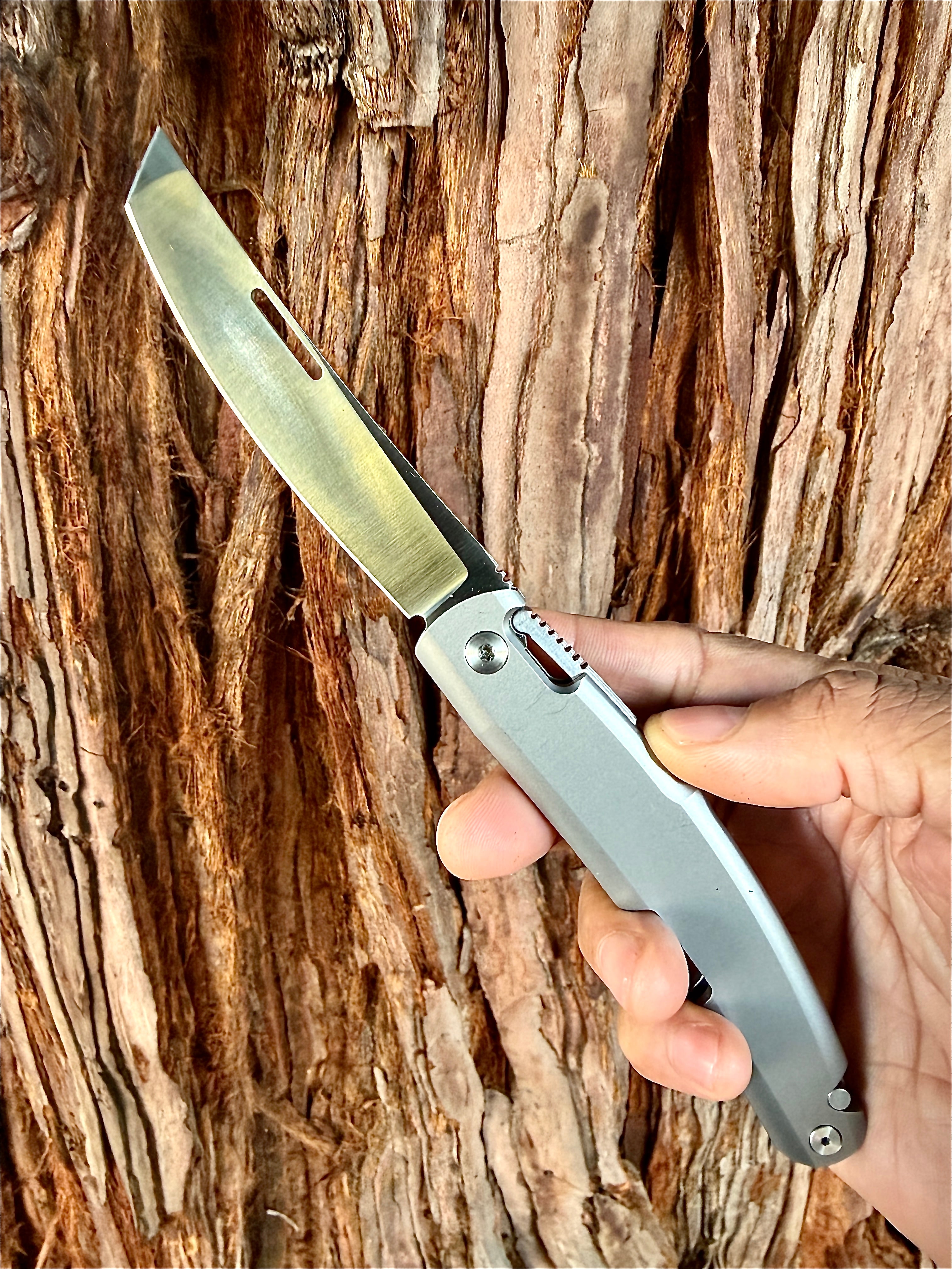 Kazekiri – Titanium Slipjoint Folder (S35VN)