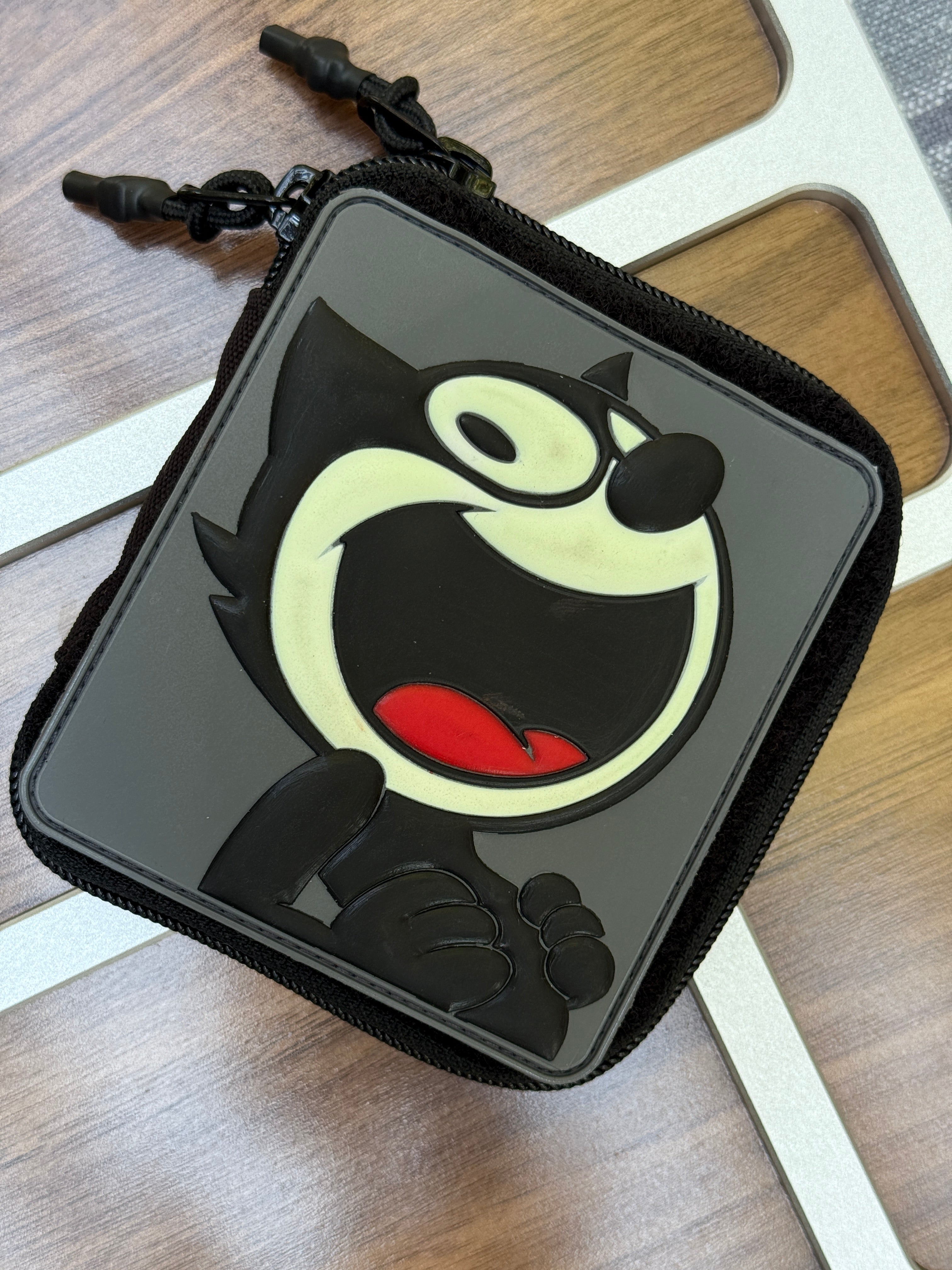 Satin Pen Case and Pen - Felix the Cat (Glow) and Rocket Girl Looney Swings