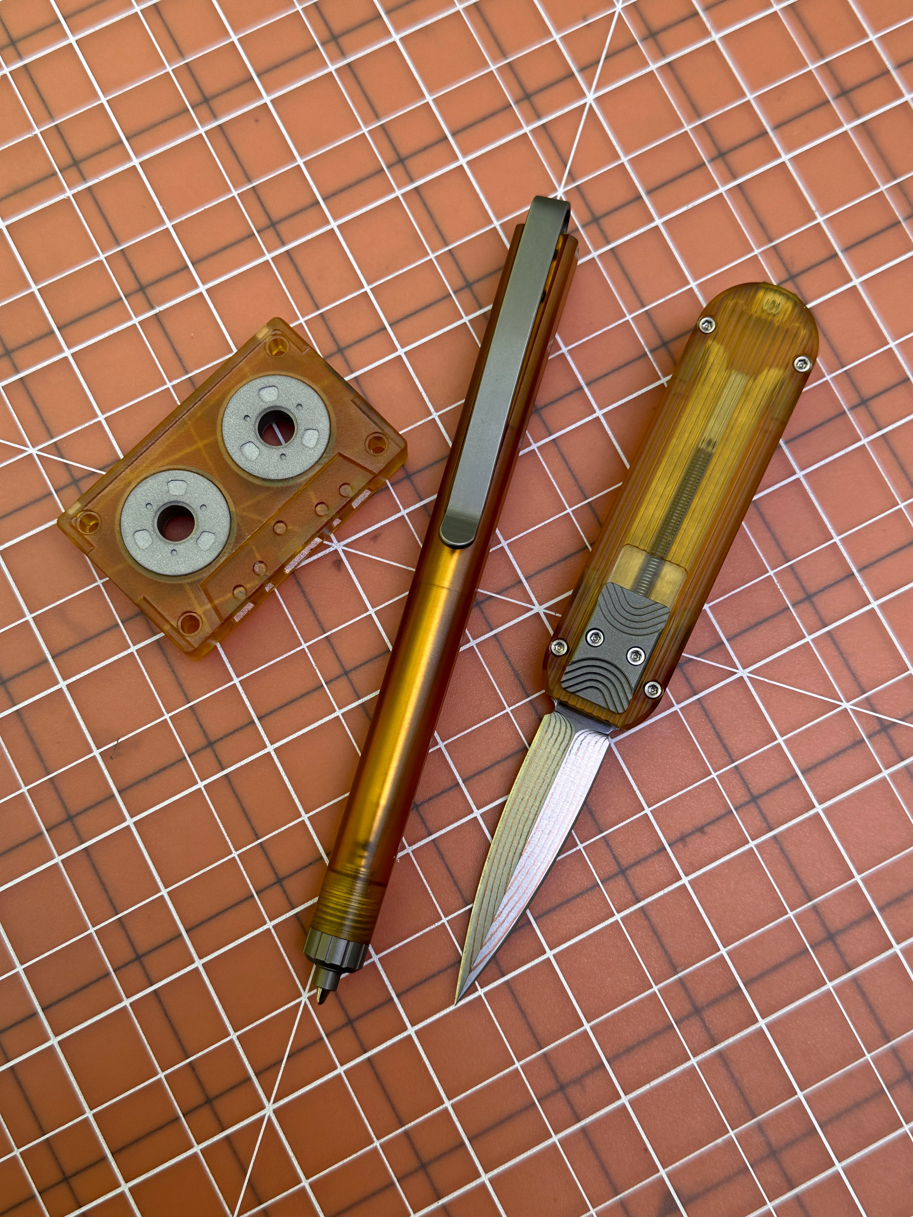 Ultem Prototype Kit - 007 OTF - Cassette Fidget - Slide Pen - All Three for $450