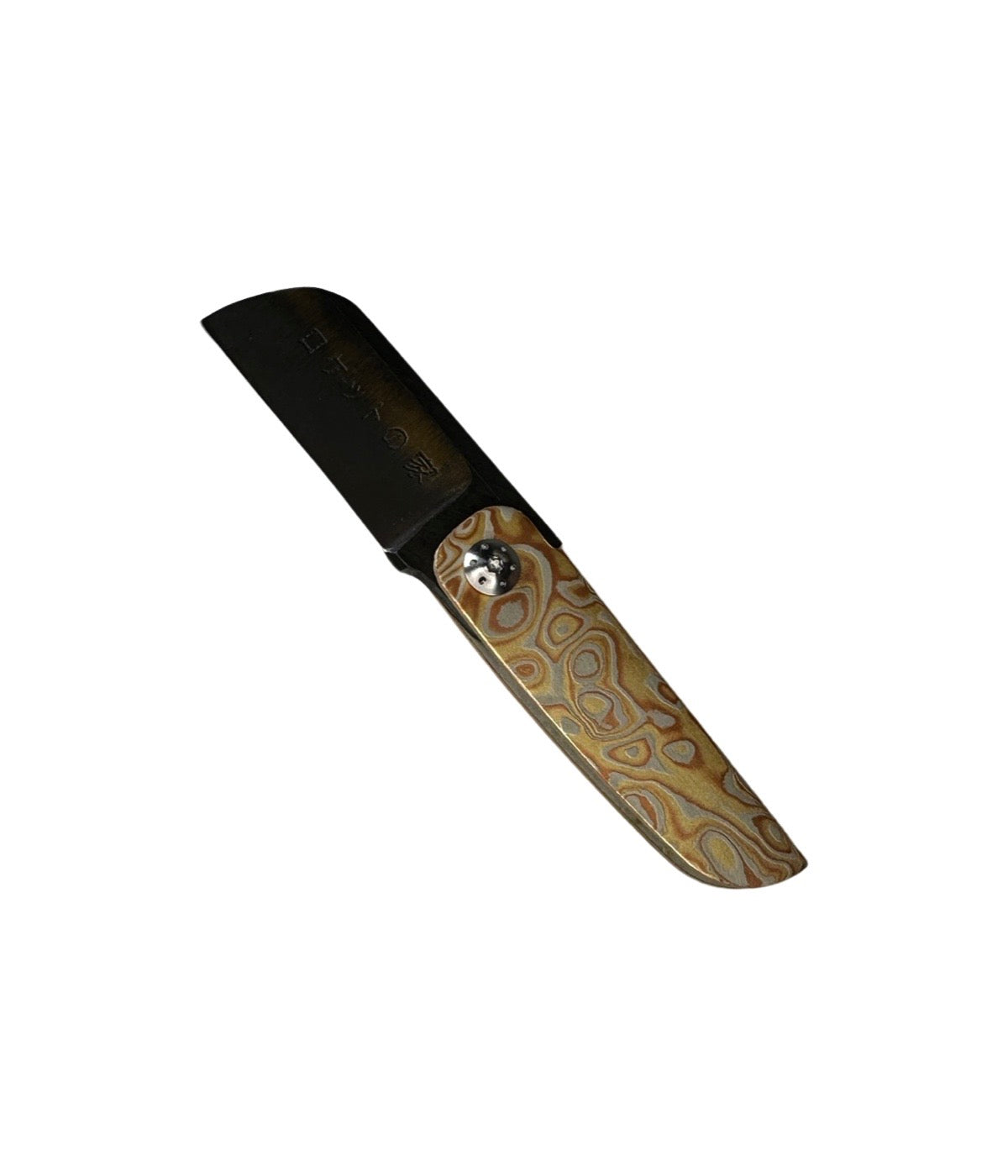 Yurei-zu Blade and 4-Metal Jacket Mokume Higonomaki