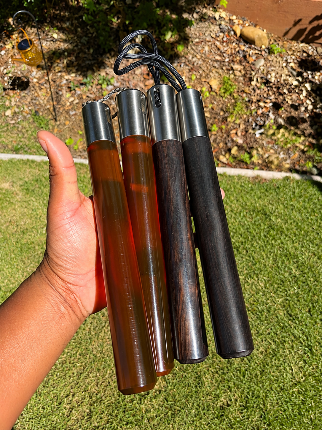 First Flight Program - Nunchucks V1 Ultem/V2 Ebony Wood