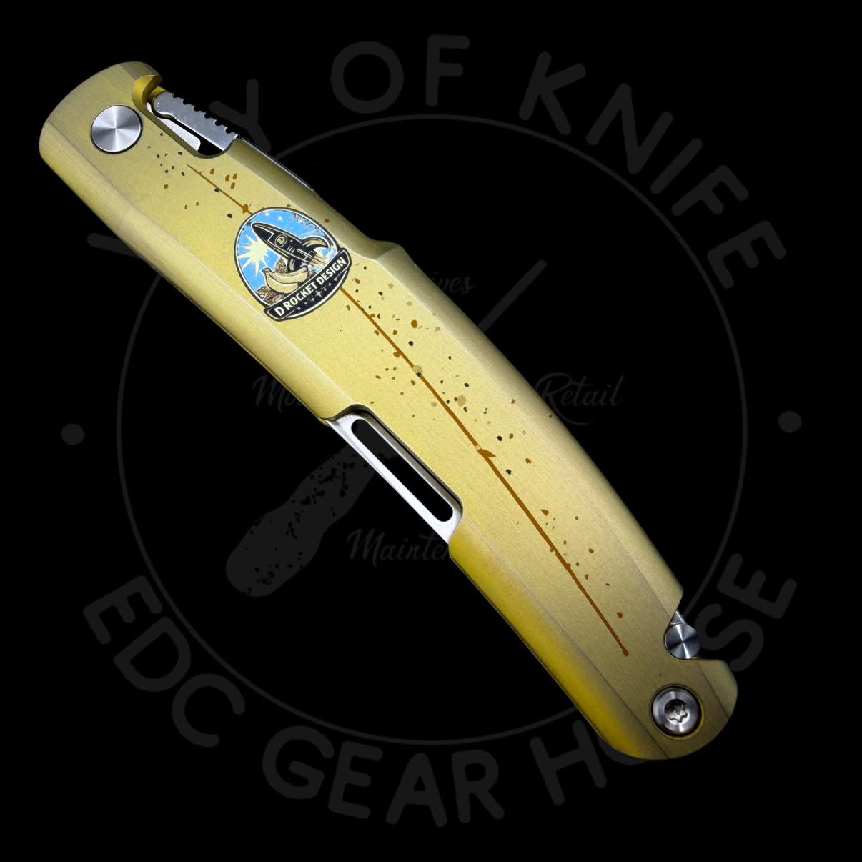 BANANA Kazekiri Art – Titanium Slipjoint Folder (S35VN)