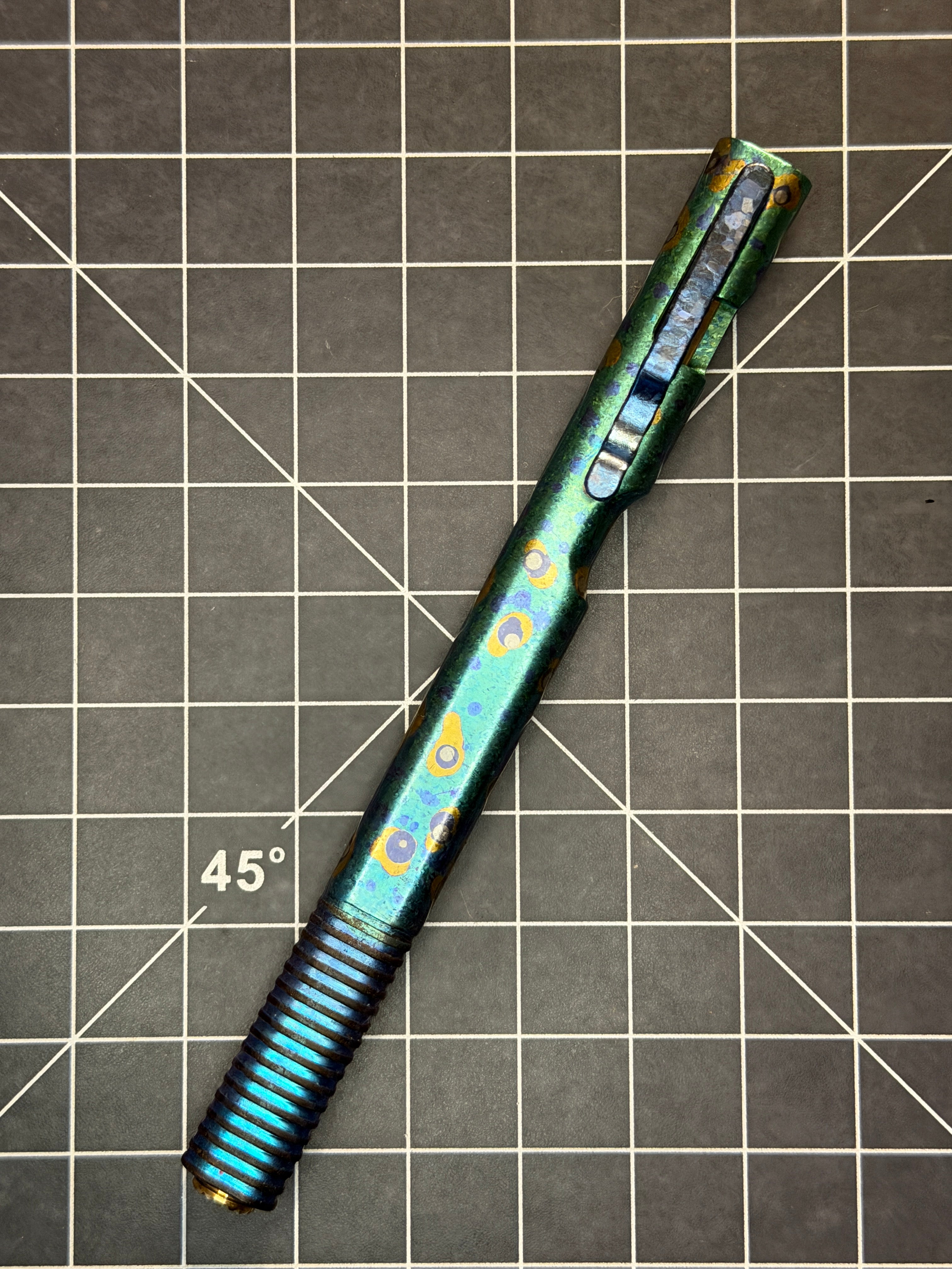 Gradient Color Crystal Titanium Oval V3 - #2