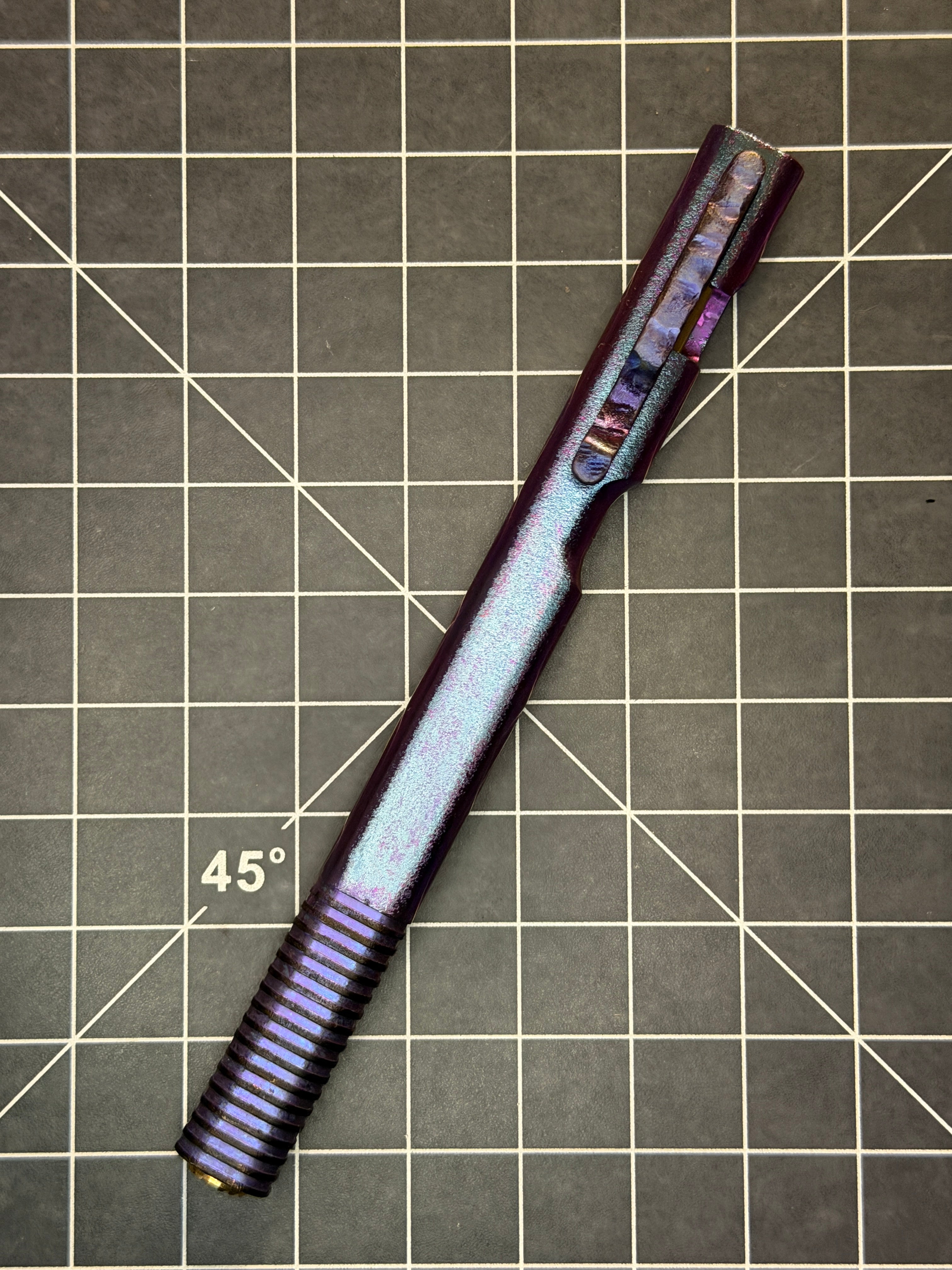 Gradient Color Crystal Titanium Oval V3 - #3