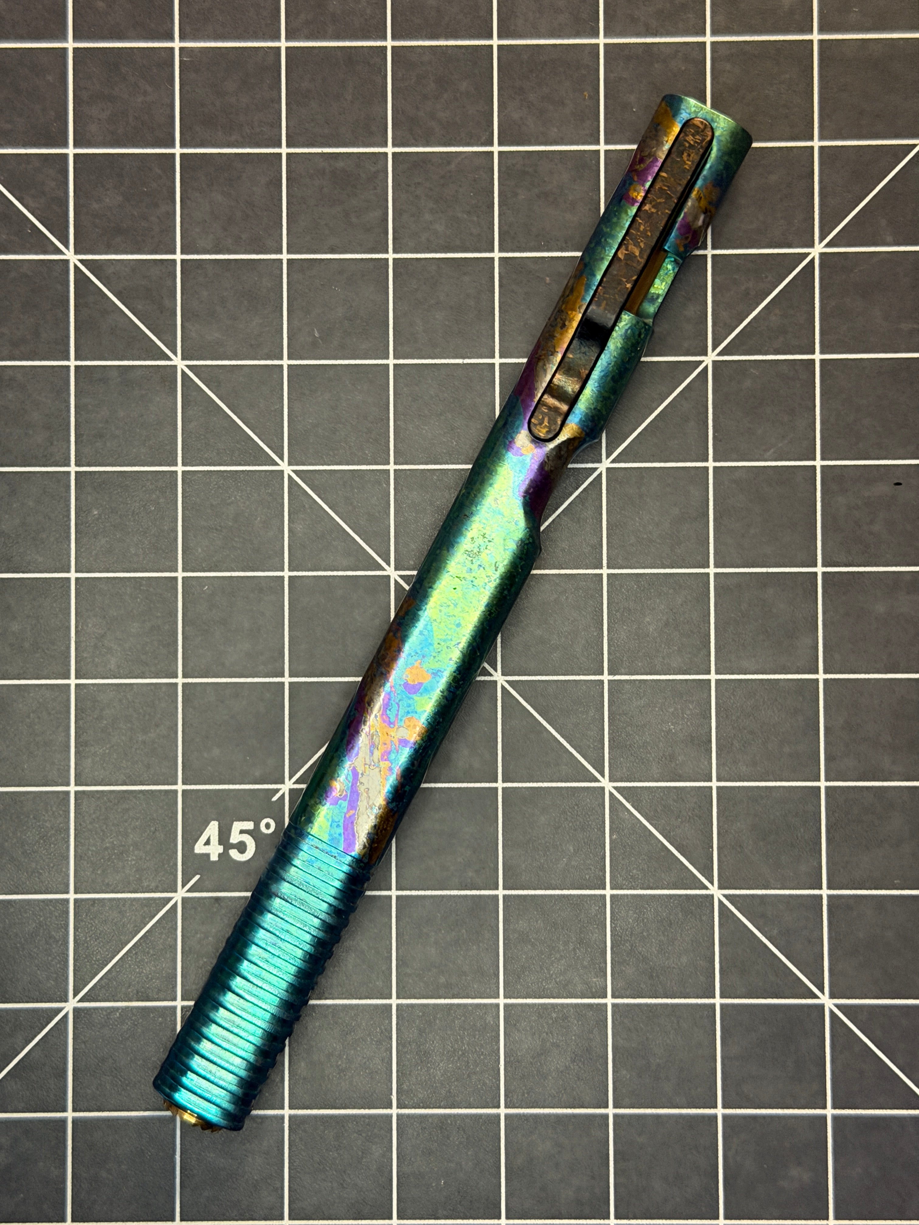 Gradient Color Crystal Titanium Oval V3 - #4