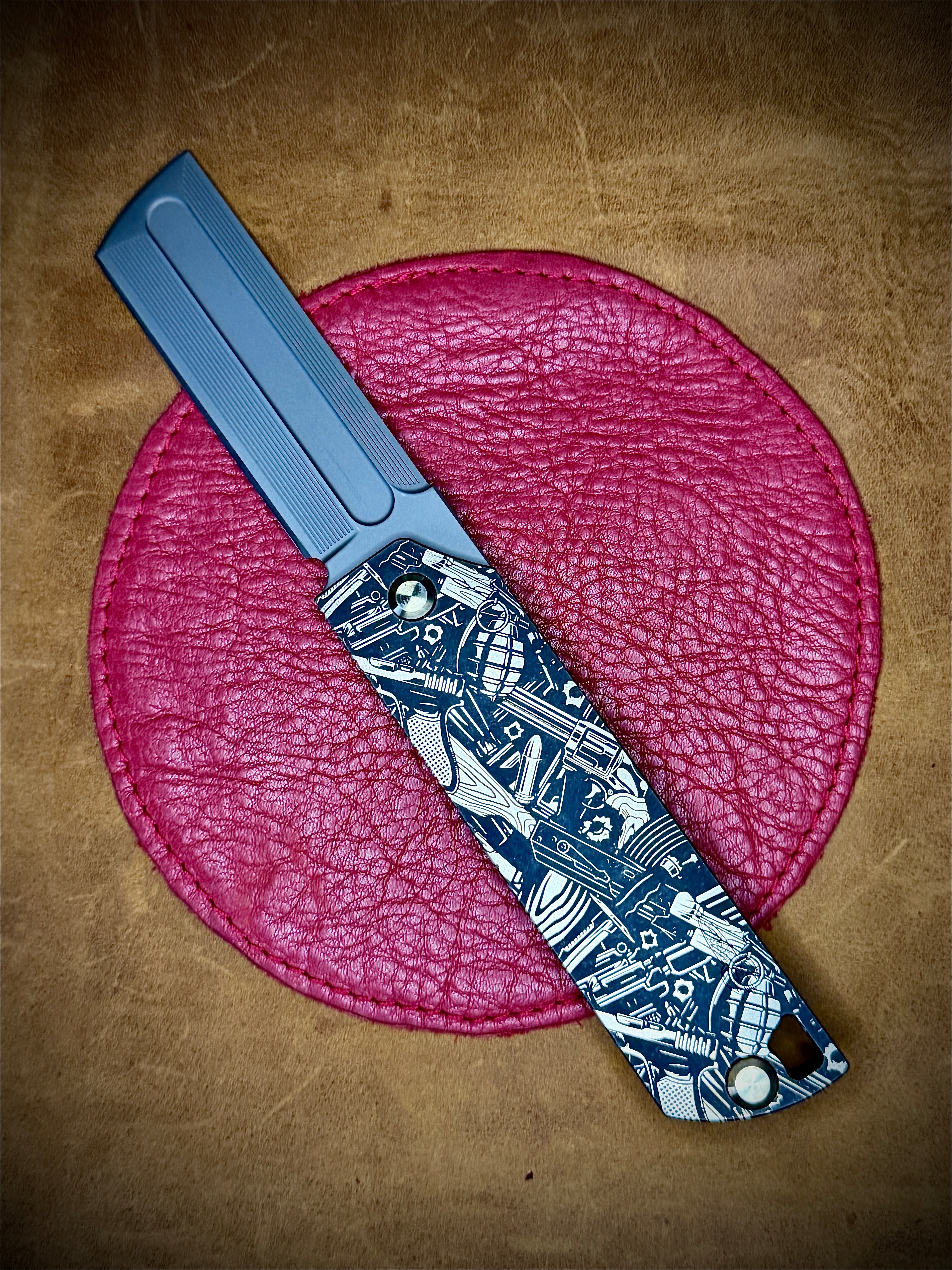 Gearing For War Art Flipper folding knife (MaximX) w/ Clip (Copy)