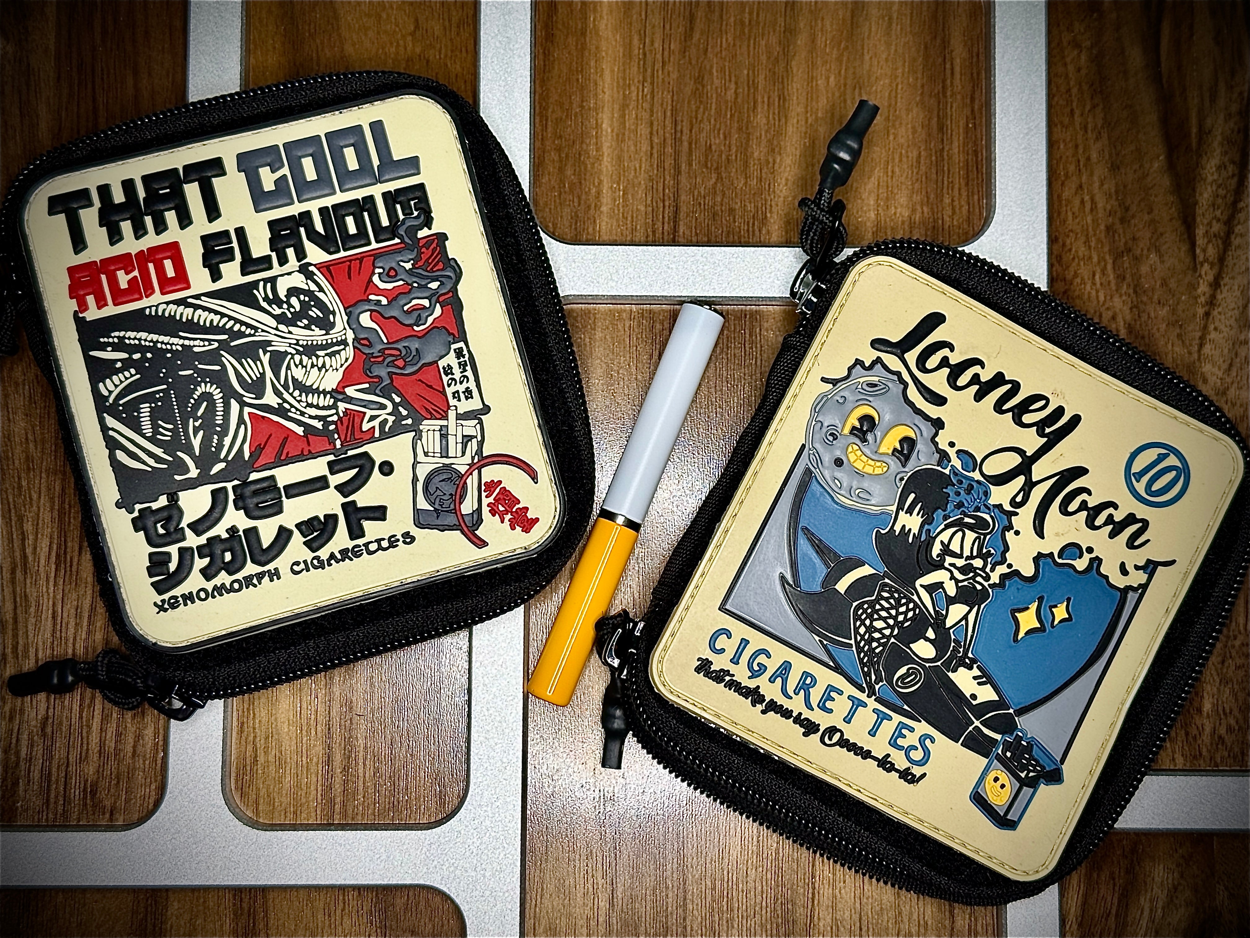 Faux Cigarette Pen Case and Pen - Xenomorph or Rocket Girl Looney Moon