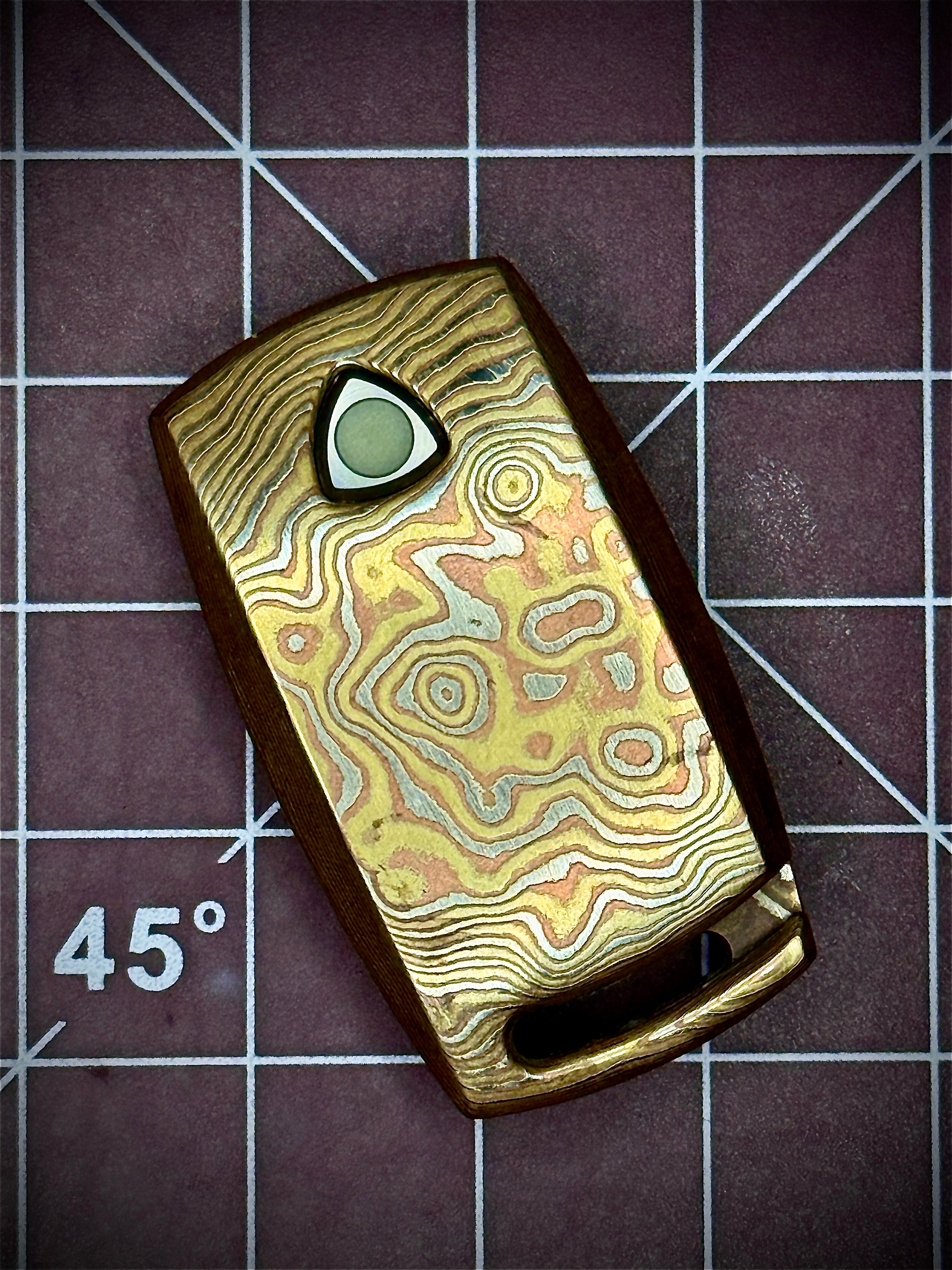 Mokume/Damascus IMP Scissor EDC Folder - Collaboration with Audacious Concepts LIMITED