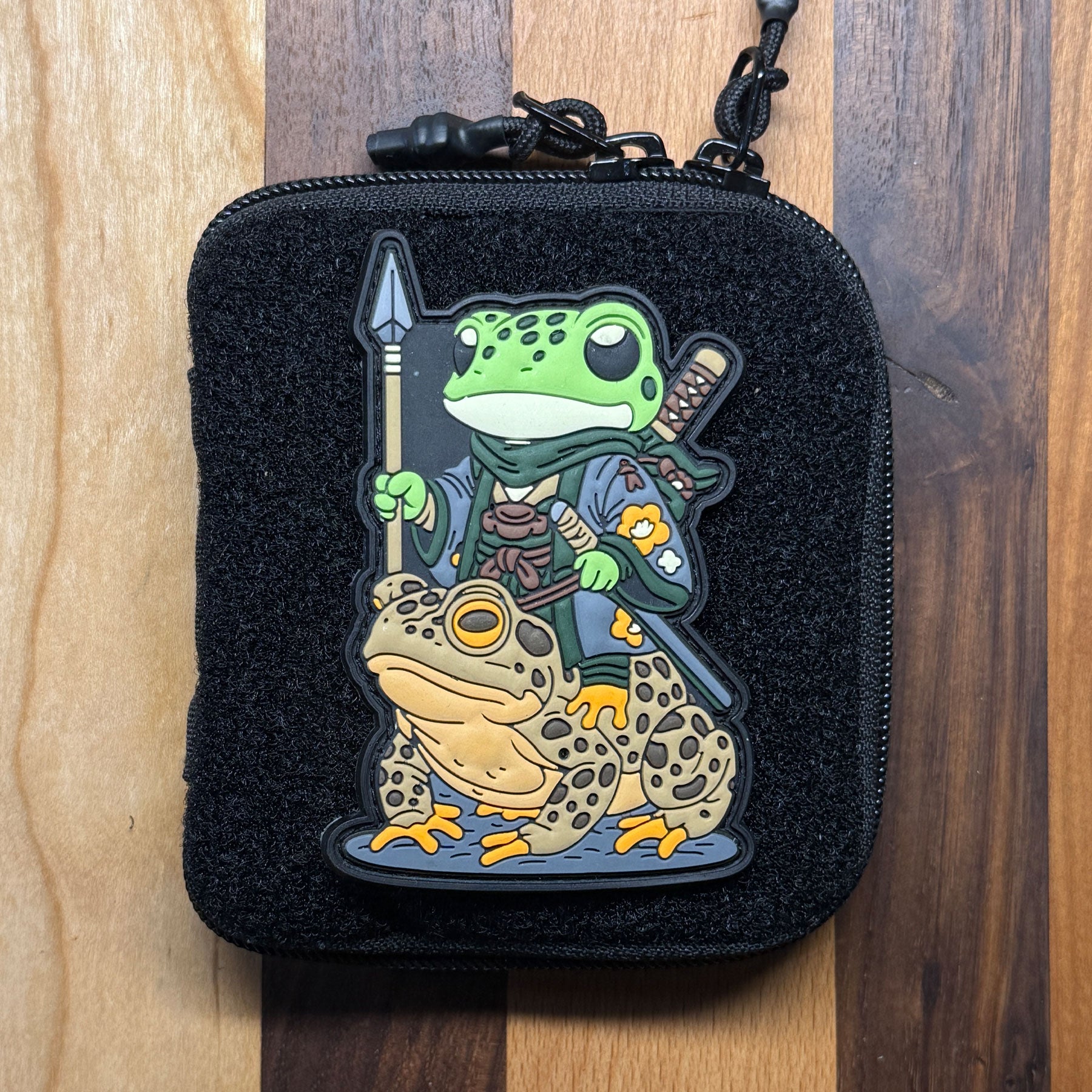 DRD Patch Green & Red Frogs