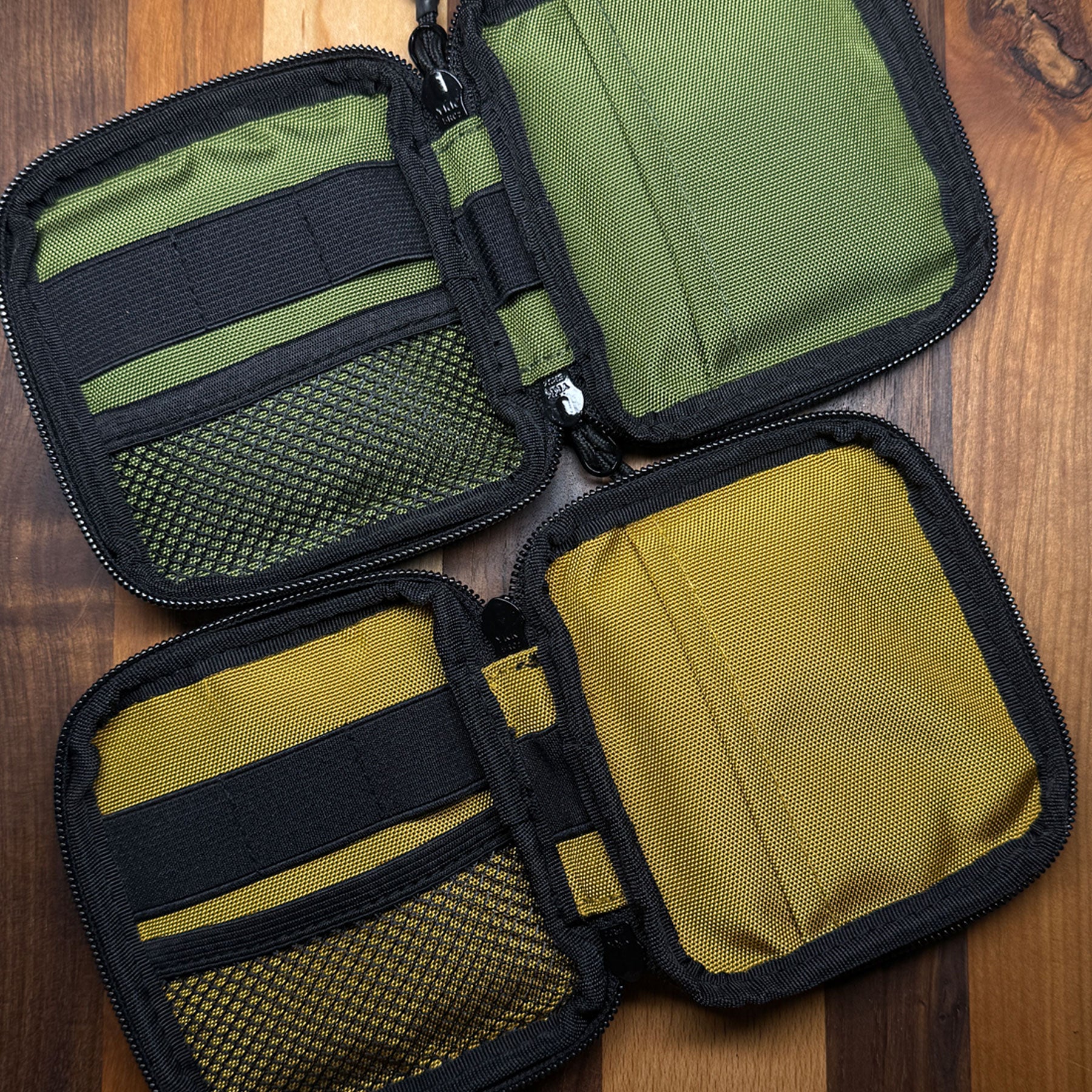 Pen Case — Army Green / Orange