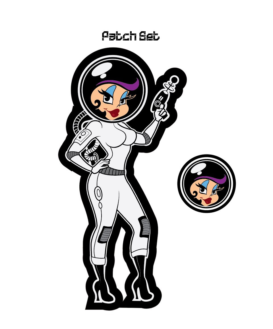 PVC Patch- Space girl